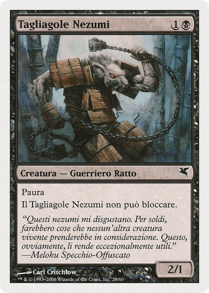 Nezumi Cutthroat (Italian) - "Tagliagole Nezumi" (A29)