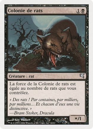 Swarm of Rats (French) - "Colonie de rats" (A14)
