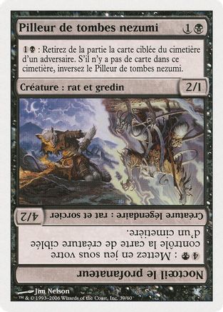 Nezumi Graverobber // Nighteyes the Desecrator (French) - "Pilleur de tombes nezumi" (A39)