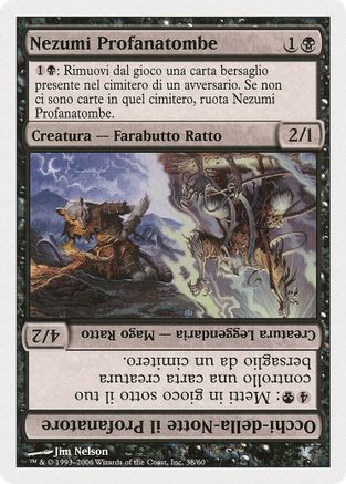 Nezumi Graverobber // Nighteyes the Desecrator (Italian) - "Nezumi Profanatombe" (A38)