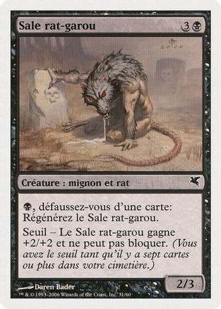 Dirty Wererat (French) - "Sale rat-garou" (A31)