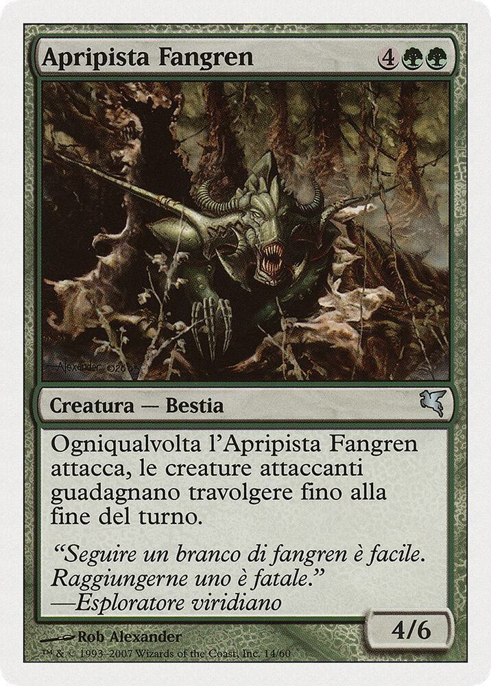 Fangren Pathcutter (Italian) - "Apripista Fangren" (K14)