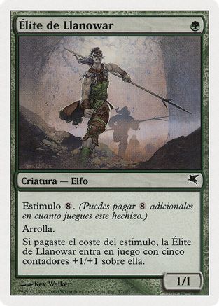 Llanowar Elite (Spanish) - "Élite de Llanowar" (B17)