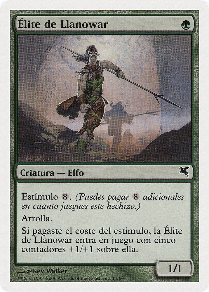 Llanowar Elite (Spanish) - "Élite de Llanowar" (B17)