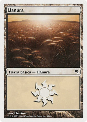 Plains (Spanish) - "Llanura" (G45)