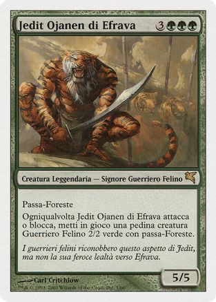 Jedit Ojanen of Efrava (Italian) - "Jedit Ojanen di Efrava"