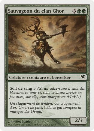 Skarrg, the Rage Pits (French) - "Sauvageon du clan Ghor" (I29)