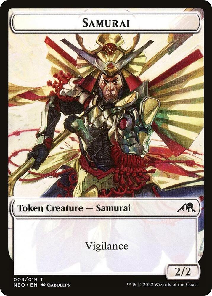Samurai (003) // Mechtitan (014) Double-sided Token