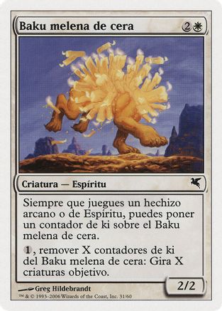 Waxmane Baku (Spanish) - "Baku melena de cera" (C31)
