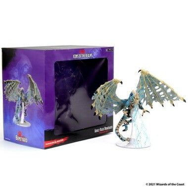 Dungeons & Dragons Miniatures: Icons of the Realms #18 Boneyard - Blue Dracolich Premium Set
