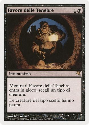 Cover of Darkness (Italian) - "Favore delle Tenebre"