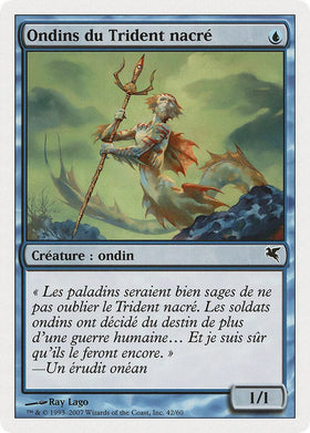 Merfolk of the Pearl Trident (French) - "Ondins du Trident nacré"