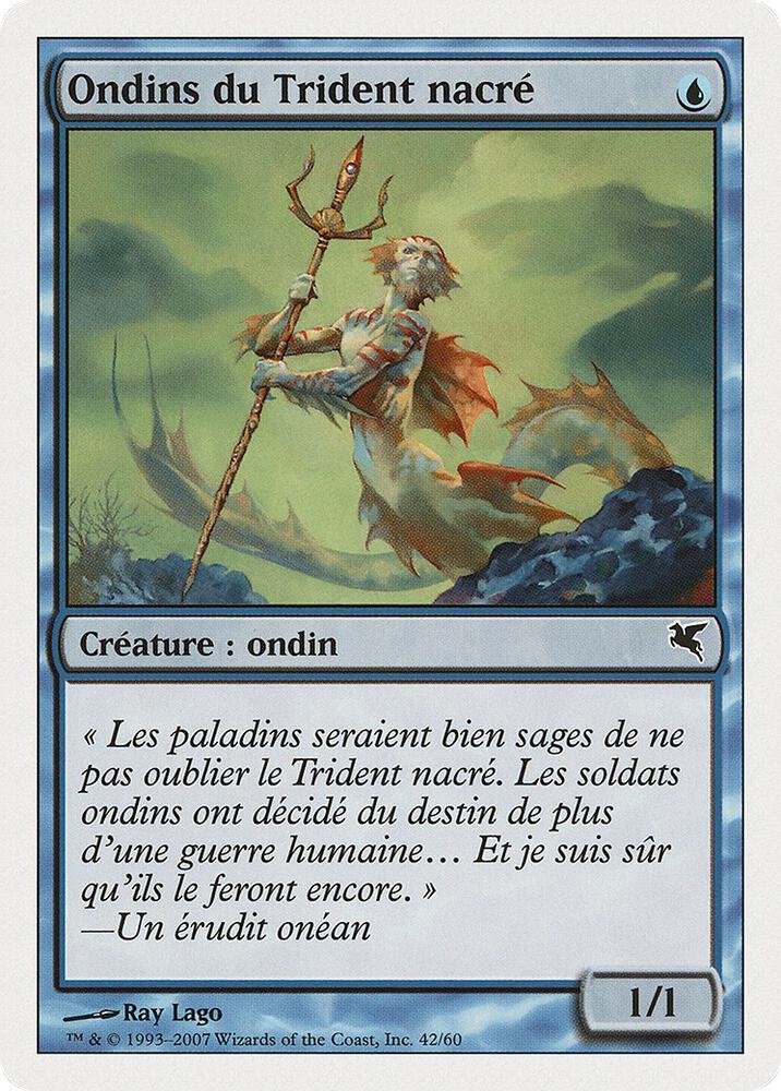 Merfolk of the Pearl Trident (French) - "Ondins du Trident nacré"