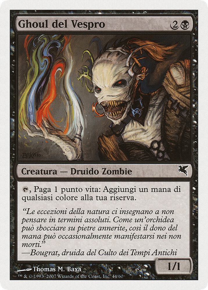 Vesper Ghoul (Italian) - "Ghoul del Vespro"