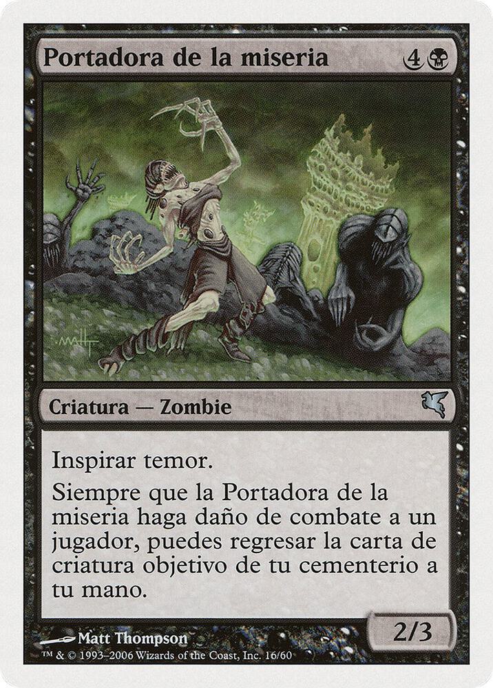 Woebearer (Spanish) - "Portadora de la miseria"