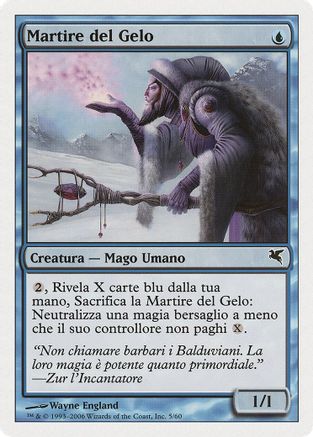 Martyr of Frost (Italian) - "Martire del Gelo"