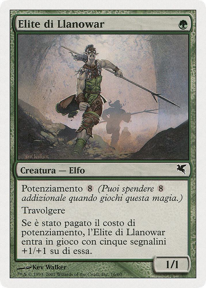 Llanowar Elite (Italian) - "Elite di Llanowar"