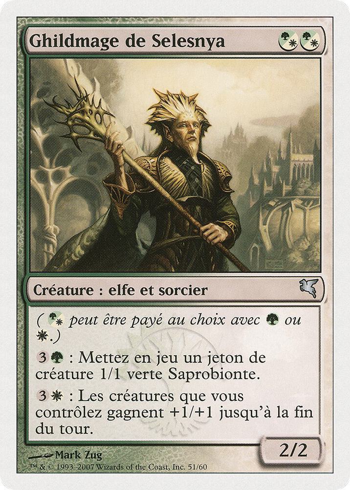 Selesnya Guildmage (French) - "Ghildmage de Selesnya"