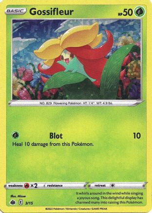 Gossifleur - 3/15 3 - McDonalds Promos 2022 Holofoil (HP)