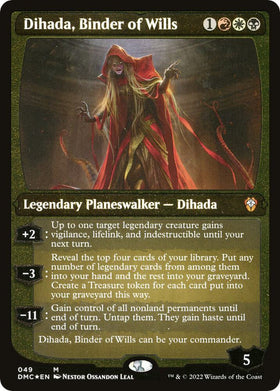 Dihada, Binder of Wills (Display Commander) - Thick Stock