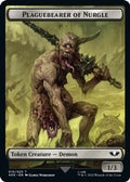 Plaguebearer of Nurgle // Astartes Warrior (012) Double-Sided Token (Surge Foil)