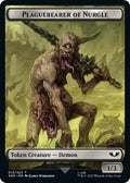Plaguebearer of Nurgle // Astartes Warrior (012) Double-Sided Token (Surge Foil)