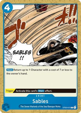 Sables (ST03-015) Starter Deck 3: The Seven Warlords of The Sea