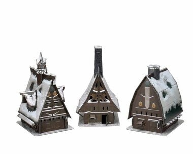 Dungeons & Dragons Miniatures: Icons of the Realms - Icewind Dale Rime of the Frostmaiden - Ten Towns Papercraft Set
