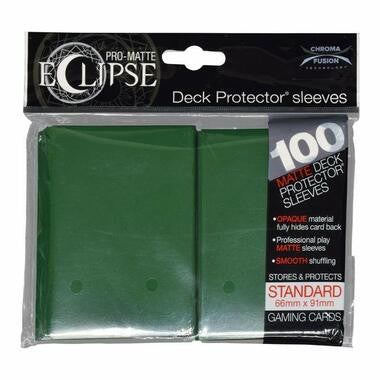 Pro-Matte Eclipse Standard Size Card Sleeves - Dark Green (100ct)