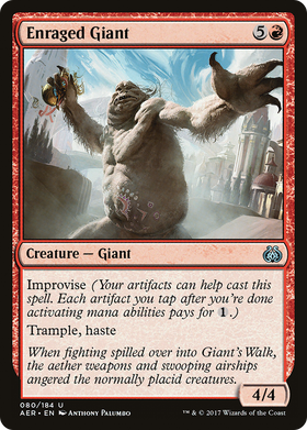 Enraged Giant (AER-080) - Aether Revolt Foil
