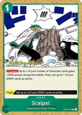 Scalpel (ST02-015) Super Pre-Release Starter Deck 2: Worst Generation