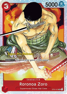 Roronoa Zoro (ST01-013) Super Pre-Release Starter Deck 1: Straw Hat Crew Foil