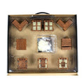 Wizkids Miniatures 4D Settings: WarLock Tiles - Town & Village II - Full Height Plaster Walls Expansion