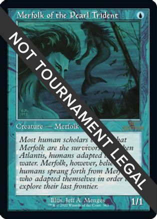 Merfolk of the Pearl Trident (Retro Frame)
