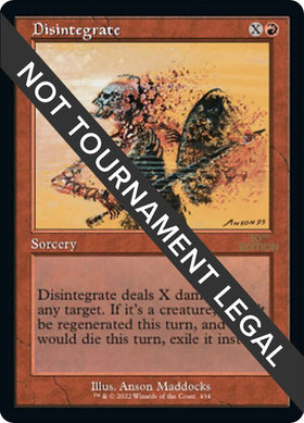 Disintegrate (Retro Frame)