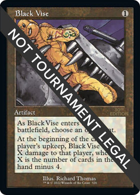 Black Vise (Retro Frame)