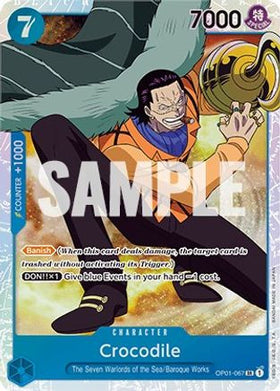 Crocodile (OP01-067) Romance Dawn Foil