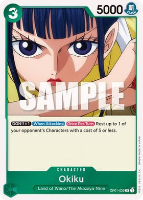Okiku (OP01-035) Romance Dawn Foil