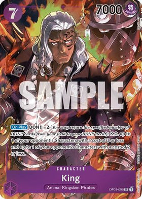 King (Parallel) (OP01-096) Romance Dawn Foil