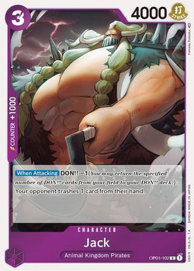 Jack (OP01-102) Romance Dawn Foil