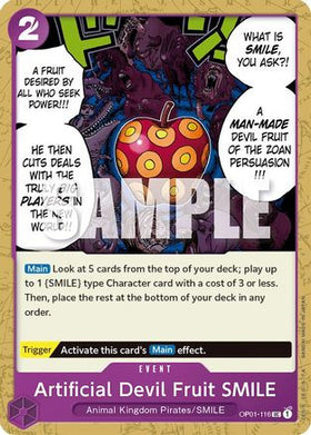 Artificial Devil Fruit SMILE (OP01-116) Romance Dawn