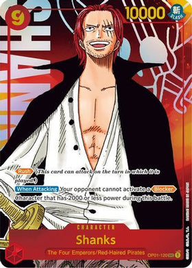 Shanks (Parallel) (OP01-120) Romance Dawn Foil