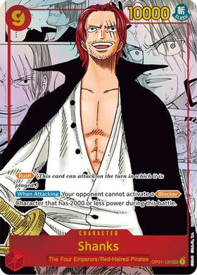Shanks (Parallel) (Alternate Art) (OP01-120) Romance Dawn Foil