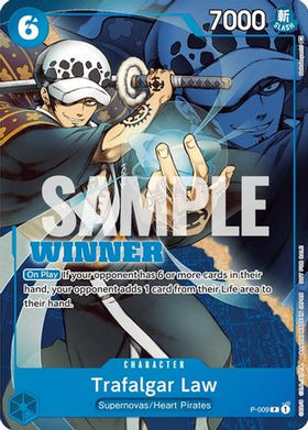 Trafalgar Law (Winner Pack Vol. 1) (P-009) One Piece Promotion Cards