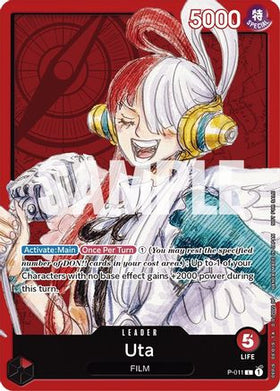 Uta (One Piece Film Red) (P-011) One Piece Promotion Cards