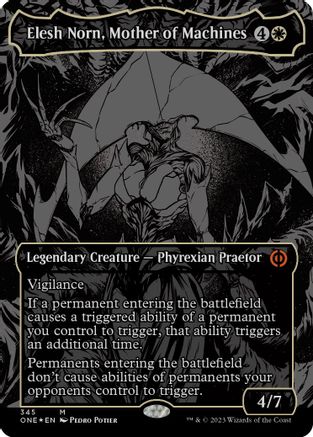 Elesh Norn, Mother of Machines (Oil Slick Raised Foil)