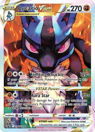 Lucario VSTAR - SWSH291 SWSH291/307 - SWSH Sword Shield Promo Cards Holofoil