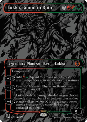 Lukka, Bound to Ruin (Oil Slick Raised Foil)