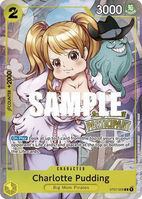 Charlotte Pudding (Online Regional 2023) [Participant] (ST07-008) One Piece Promotion Cards Foil