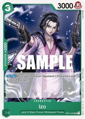 Izo (Tournament Pack Vol. 2) (OP01-033) One Piece Promotion Cards